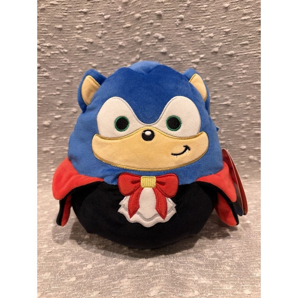 Sonic The Hedgehog Squishmallows plush toy Halloween Theme Vampire 8"‎